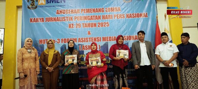 
Asistensi Media Nasional ( AsMEN) Milad Ke- 3 Tahun Anugrah Pemenang Karya Jurnalistik dan Hari Pers Nasional Ke -79 Tahun