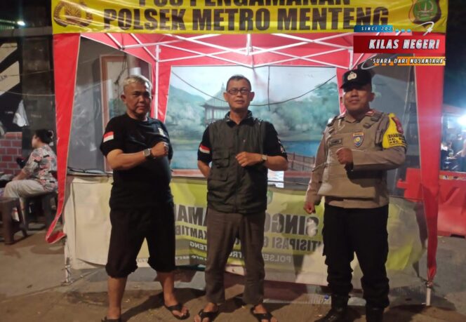 
Warga Dan Bhabinkamtibmas Gondangdia Kompak Jaga Keamanan Perbatasan Kalipasir, Antisipasi Tawuran