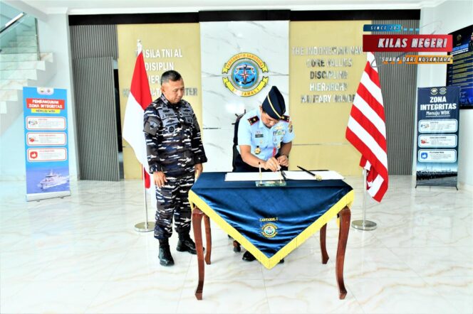 
Pererat Silaturahmi dan Sinergitas, Komandan Lantamal I Terima Kunjungan Komandan Kosek I Medan