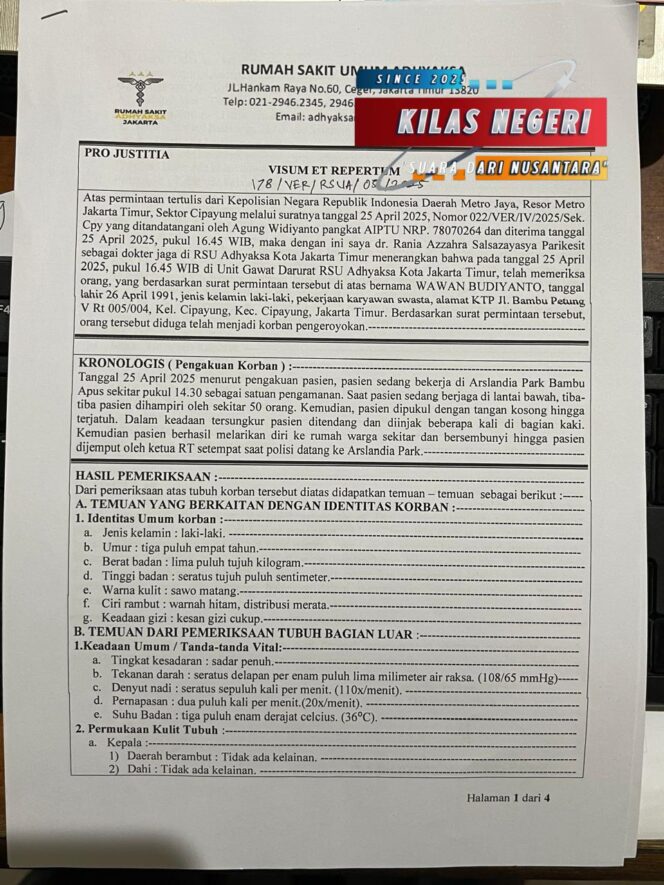 
Melakukan kekerasan, Debt Collector ditangkap Reskrim Polsek Cipayung