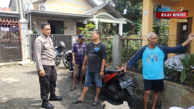 
WUJUDKAN LINGKUNGAN AMAN, BHABINKAMTIBMAS PINANG RANTI LAKSANAKAN SAMBANG COOLING SYSTEM