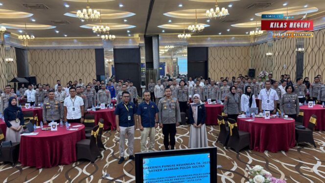
Polda Sultra Gelar Rakernis Fungsi Keuangan 2025 untuk Penguatan Polri Presisi dan Dukung Program “Asta Cita”