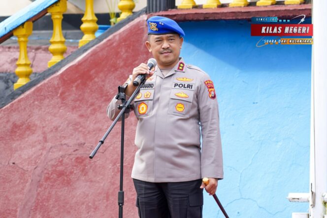 
Pimpin Apel di Ditpolairud, Kapolda Sultra Minta Personel Intensikan Pengamanan Wilayah Perairan