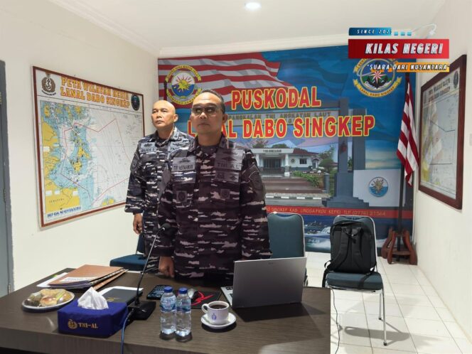 
Dukung Program Pemberantasan Narkoba, Danlanal Dabo Singkep Ikuti Acara Pemusnahan Barang Bukti 2 Ton Sabu