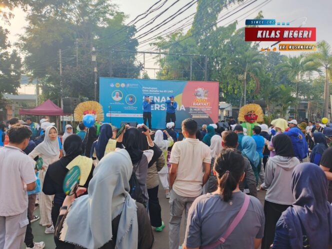 
Polsek Pulogadung Amankan Jalan Sehat dan Olahraga Bersama Dies Natalis ke-61 UNJ