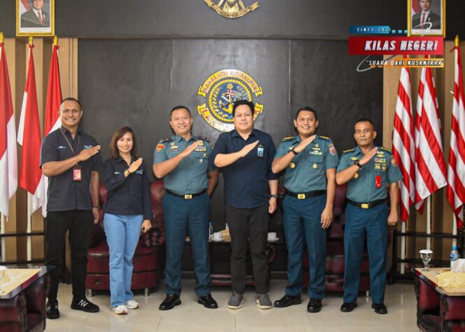 
Danlantamal IX Terima Courtesy Call General Manager Garuda Indonesia