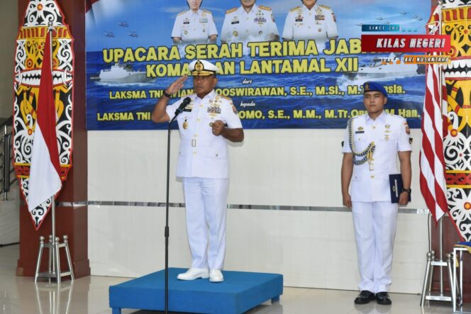 
Komandan Lantamal I Hadiri Sertijab Danlantanal XII