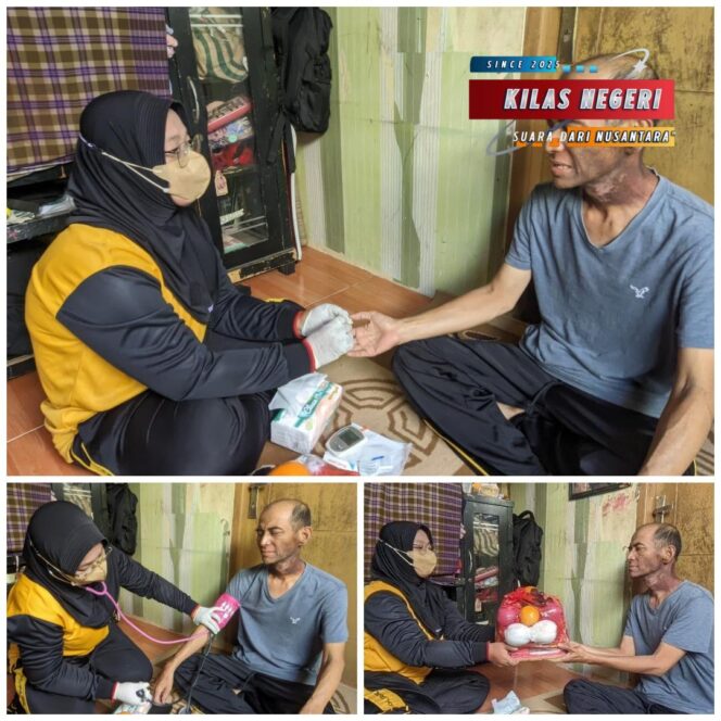 
Kepedulian Tanpa Batas, Polres Metro Jakarta Timur Kunjungi Anggota yang Sedang Jalani Perawatan Kanker