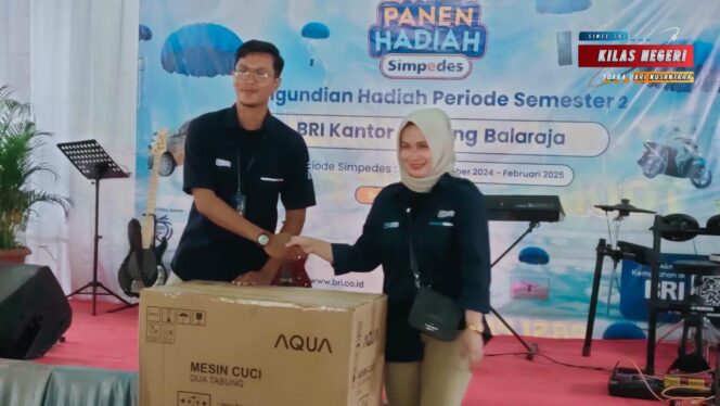 BRI Balaraja Gelar Undian Simpedes, Hadiah Mobil Ertiga Dibawa Pulang Nasabah Setia