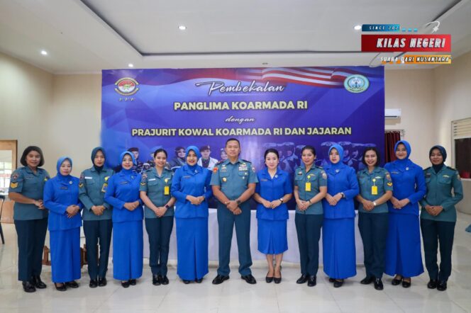 
Danlantamal IX Didampingi Ketua Korcab IX DJA III Ikuti Pembekalan Pangkoarmada RI Kepada Kowal Secara Virtual