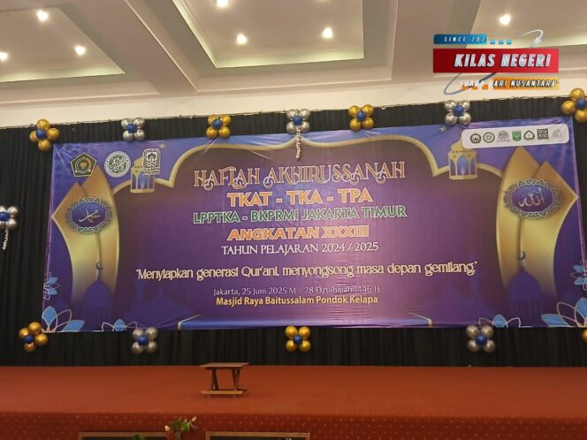 
Kasat Binmas Polres Metro Jaktim Hadiri Haflah Akhirussanah Angkatan XXXIII, Perkuat Sinergi dengan Lembaga Pendidikan Islam