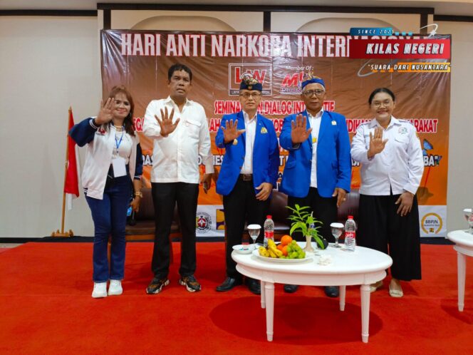 Ir.Agung Karang Berserta Para Pengurus dan Jajaran GPIB Hadir Dalam Peringatan Hari Narkoba Yang Di Prakasai Oleh LCW