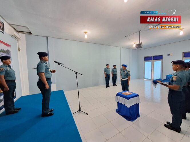 
Penyerahan Jabatan Dandenpomal Lanal Simeulue Kepada Danlanal Simeulue