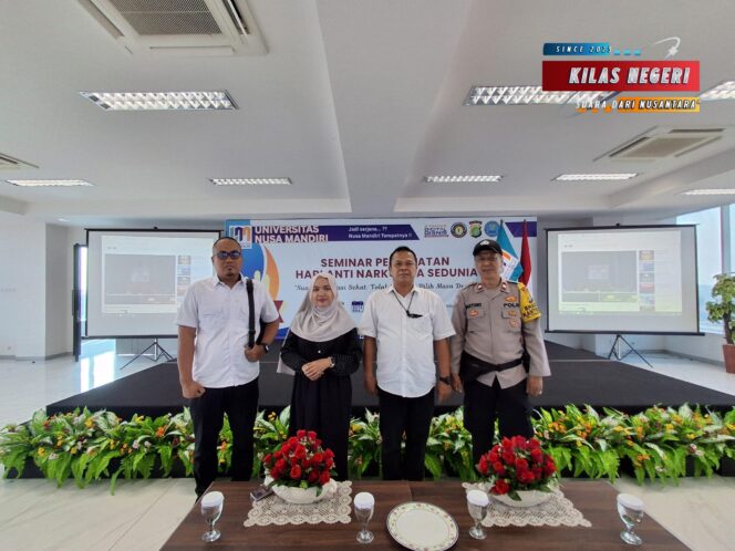 Peringati HANI 2025, Satresnarkoba Polres Metro Jaktim Beri Penyuluhan di Universitas Nusa Mandiri