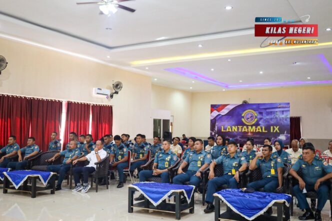 
Tingkatkan Kualitas Pendidikan Prajurit, Lantamal IX Bekerjasama Dengan Universitas Terbuka Ambon Laksanakan Sosialisasi Program Pendidikan Tinggi