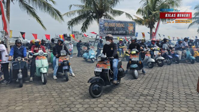 
Danlanal Bintan Ikuti Sunset Scooter Parade 2025, Start Dermaga Lanal Bintan dan Finish Tanjungpinag