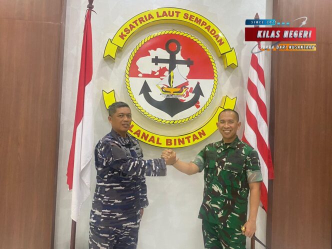 
Danlanal Bintan Terima Kunjungan Silaturahmi Dandim 0315/Tanjungpinang