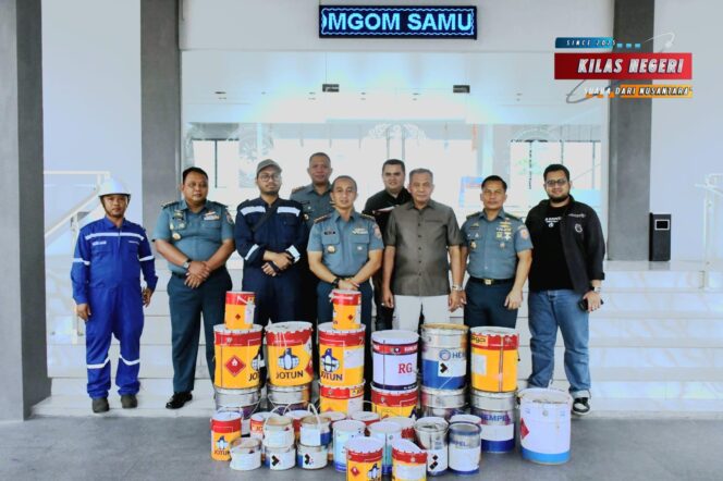 
Gerak Cepat, Lantamal I Berhasil Amankan Barang Curian di Perairan Belawan