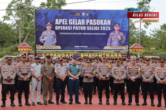 
Lanal Bintan Turut Serta Apel Gelar Pasukan Operasi Seligi 2025
