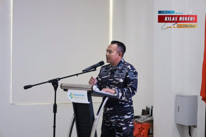 
Dukung Tri Darma Perguruan Tinggi, Lantamal IX Jadi Narasumber Pada PKKMB Poltekkes Kemenkes Maluku