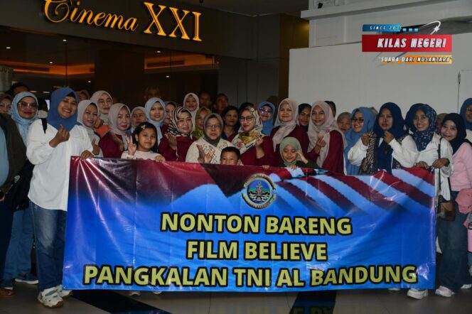 
Keluarga Besar Lanal Bandung Nonton Bersama Pemutaran Film Believe (Takdir, Mimpi dan Keberanian)