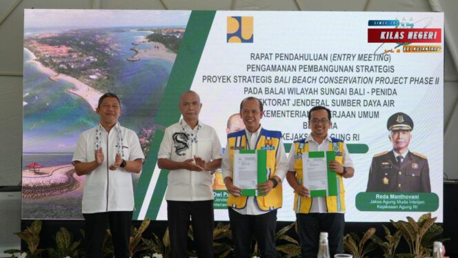 
Entry Meeting Pengamanan Proyek Beach Conservation Project Bali Senilai Rp785 Miliar