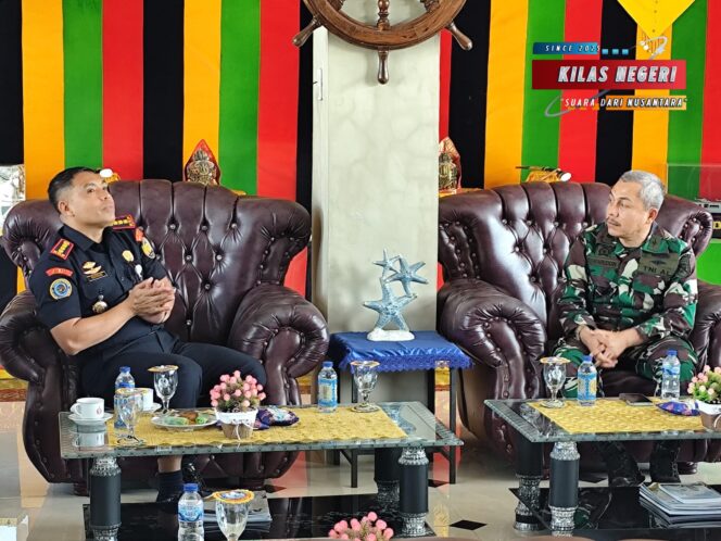 
Lanal Sabang Terima Kunjungan Kerja Kepala Pangkalan PSDKP Lampulo Banda Aceh di Mako Lanal Sabang