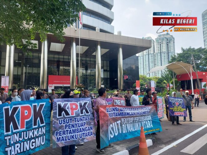 AMPPI Tuntut KPK Ungkap dan Tindaklanjuti Peran Para Pelaku Suap dalam Perizinan Tambang di Maluku Utara