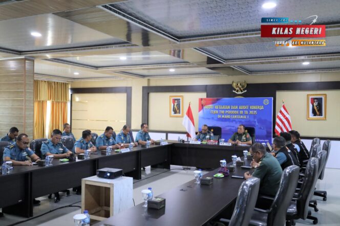 
Pastikan Ketaatan Terhadap Peraturan, Itjen TNI Laksanakan Audit Kinerja dan Audit Ketaatan di Lantamal I