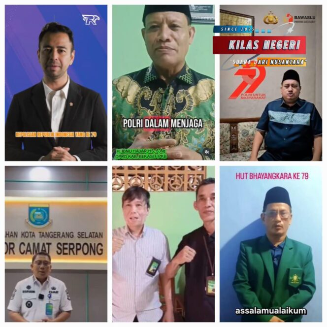 
MENJELANG HUT BHAYANGKARA KE-79 PARA TOKOH MASYARAKAT DAN TOKOH AGAMA MENGUCAPKAN SELAMAT ULANG TAHUN SERTA MEMBERIKAN DOA YANG TERBAIK KEPADA INTITUSI POLRI