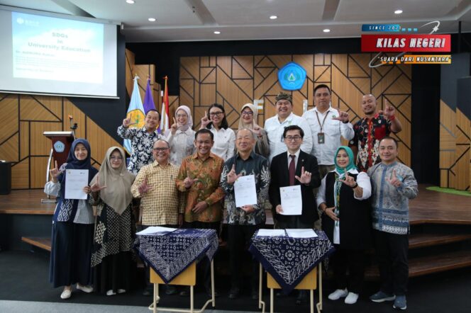 
FKIP Universitas Pakuan – Belantara Foundation dan Tiga Sekolah Jepang Bahas Peran Generasi Muda dalam Mendukung SDGs dan ESD