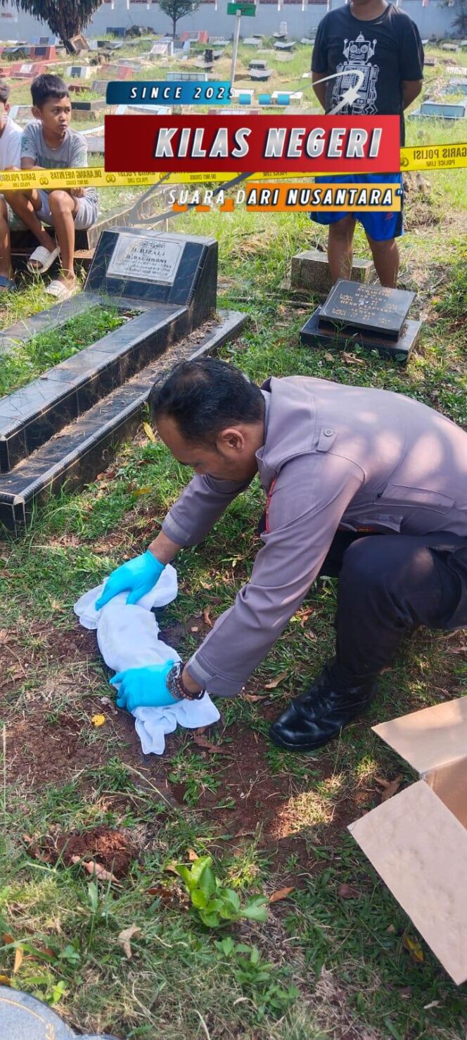 Penemuan Bayi Perempuan Meninggal Dunia di TPU Ceger, Polsek Cipayung Segera Lakukan Penyelidikan
