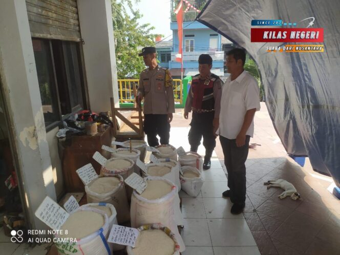 Polsek Matraman Cek Stabilitas Harga Sembako di Pasar Palmeriam, Warga Apresiasi Kepedulian Aparat