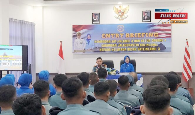 
Awali Tugas Dengan Entry Briefing, Komandan Satlinlamil 3 Tekankan Kebersamaan dan Kekeluargan Dalam Bekerja