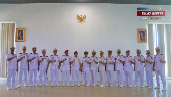 Danlanal Simeulue Hadiri Sertijab dan Pengukuhan Jabatan di Mako Lantamal I