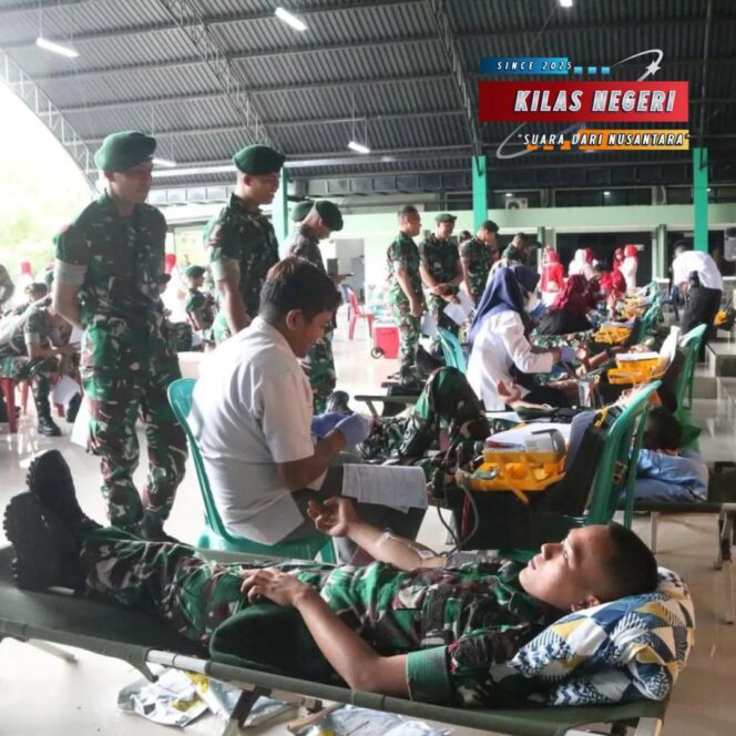 Prajurit Buaya Putih Sulap Setetes Darah Jadi Sumber Harapan di HUT Ke-80 RI