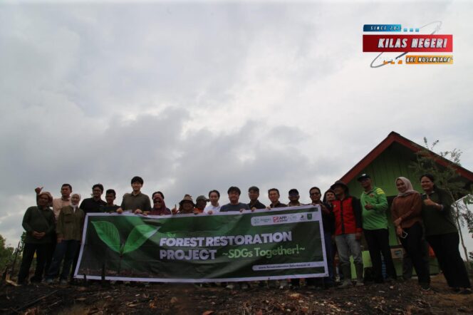 Sambut Hari Ozon Sedunia 2025, Belantara Foundation Ajak Perusahaan Jepang Tanam Pohon di Tahura Sultan Syarif Hasyim, Riau