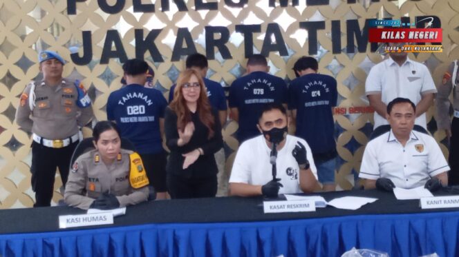 Satreskrim Polres Metro Jakarta Timur Berhasil Mengungkap Kasus Pencurinya Kendaraan Bermotor Dengan Kekerasan