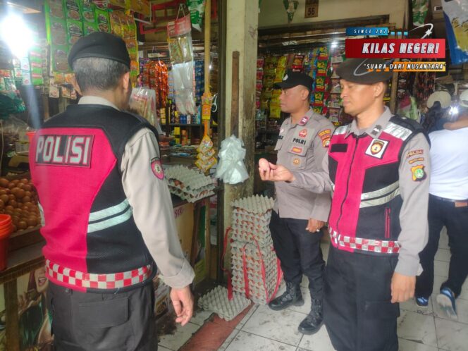 Polsek Matraman Pantau Stabilitas Harga Sembako di Pasar Palmeriam