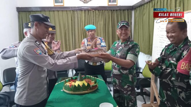 Polsek Matraman Sambangi Koramil 02 Matraman, Ucapkan Selamat HUT TNI ke-80