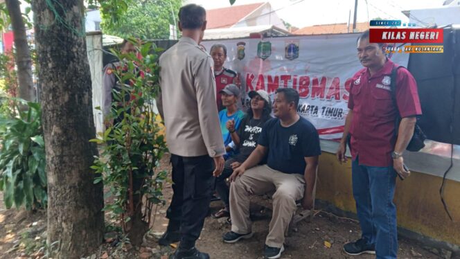 Ngopi Kamtibmas, Polisi Ajak Warga Utan Kayu Utara Jaga Jakarta Tetap Aman dan Nyaman