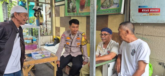 Dekat dengan Warga, Bhabinkamtibmas Kebon Manggis Ajak Tokoh Masyarakat Jaga Keamanan Lingkungan