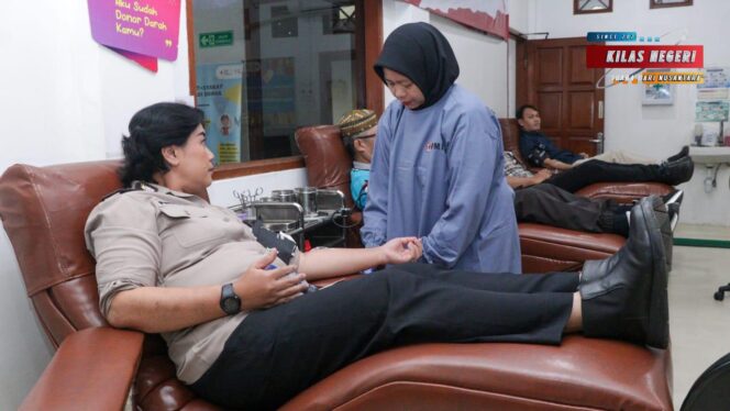 Setetes Darah, Sejuta Harapan: Humas Polri ke-74, Polres Jakarta Timur Tebar Kepedulian