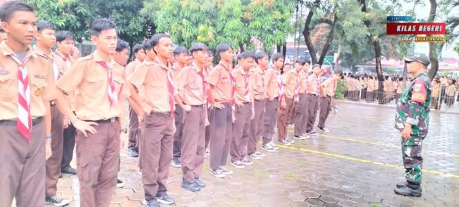 Babinsa Koramil 08/Duren Sawit Bentuk Siswa Corporation Jadi Generasi Disiplin, Berwawasan dan Bertanggung Jawab
