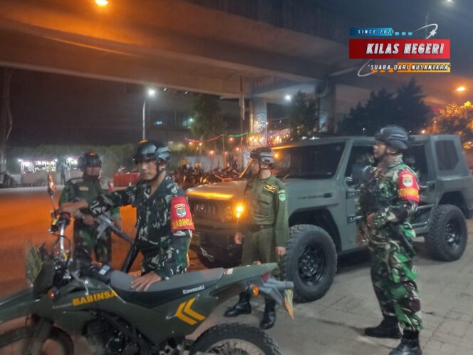 Koramil 04/Cikupa Patroli Bersama Komponen Pendukung (Komduk) Jaga Ketertiban Wilayah