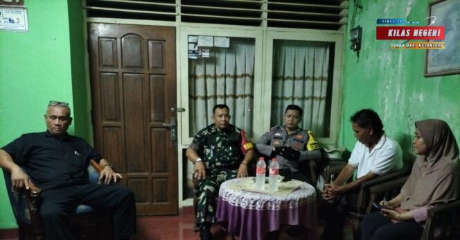Aktifkan Pos Ronda, Babinsa Grogol Utara Sambangi Warga Binaan