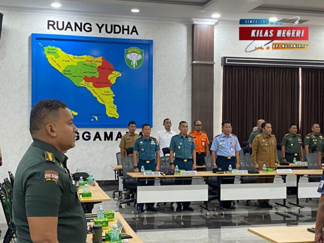 Danlanal Sabang Hadiri Pembukaan Latihan Penyusunan Rentinkon Kotama Operasi TNI Pasis Sesko TNI Tahun 2025
