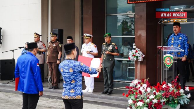 Pemuda Pemudi Bergerak Indonesia Bersatu, Dankodaeral IX Ambon Hadiri Upacara Peringatan Hari Sumpah Pemuda Ke-97 Provinsi Maluku
