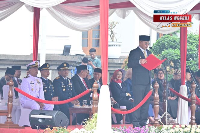 Komandan Lanal Bandung Hadiri Upacara Peringatan Hari Sumpah Pemuda Ke-97 Tahun 2025