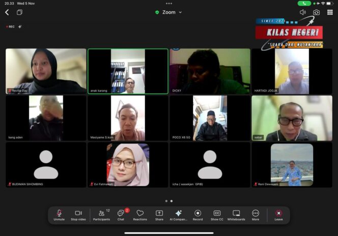 
GPIB Matangkan Agenda Strategis Lewat Rapat Bulanan Virtual